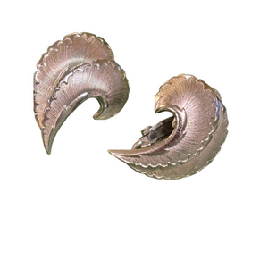 Stamped Coro Earrings